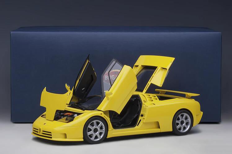 AUTOART BUGATTI EB110 SS yellow 1:18car Pre-a Model