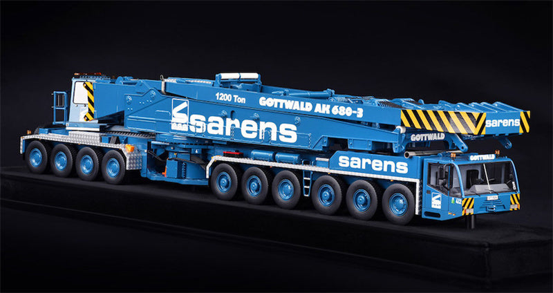 Sarens Gottwald AK 680-3 1200 Ton Crane 1:50 RESIN Truck Lorry