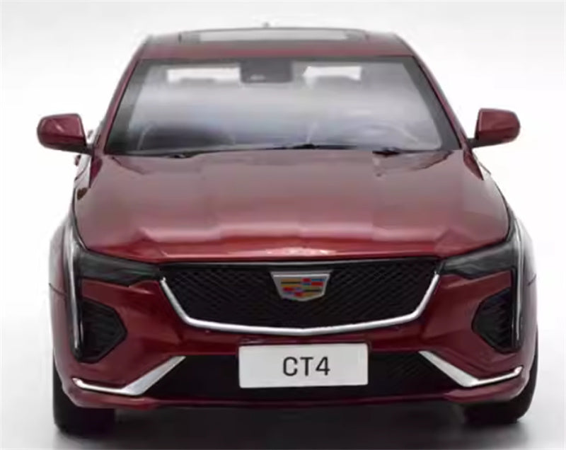 SAIC Cadillac CT4 2021 burgundy 1:18 Car Pre-built Model view2