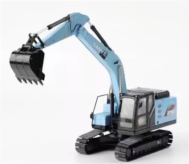 SANY Electric SY215E excavator blue 1:35 Truck Pre-built Model