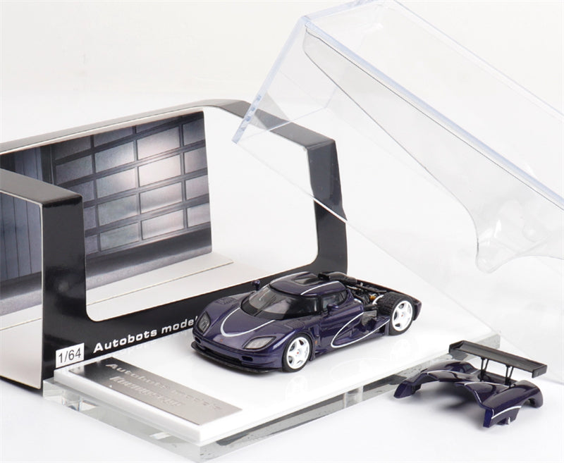 Autobots Models Koenigsegg CCGT Open Cover Edition Purple 1:64 Car Pre-built Model view8