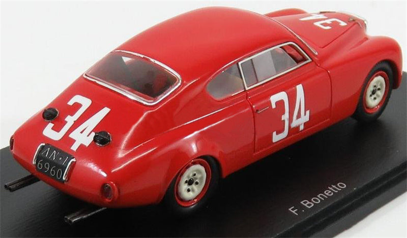 Spark lancia B20 #34 Winner Targa Florio 1952 red 1:43 Car Pre-built Model view2