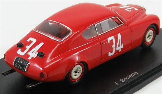 Spark lancia B20 #34 Winner Targa Florio 1952 red 1:43 Car Pre-built Model view2