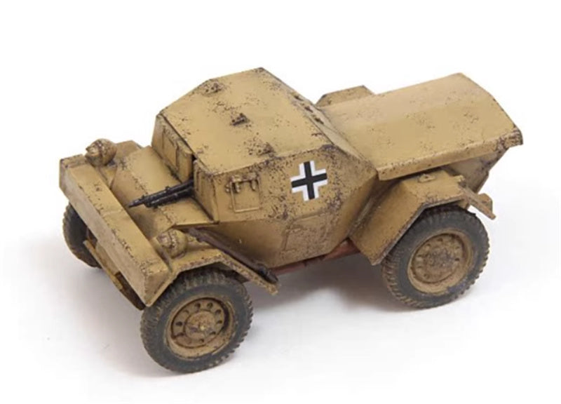 S-MODEL Wild Dog Wheeled Armored Reconnaissance Vehicle German army captures Desert Yellow 1:72 Tank Pre-built Model