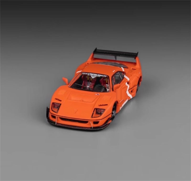 DM Model Ferrari F40 LB performance Orange Limited Edition 200PCS ONLY 1:64 car Pre-built Model view1