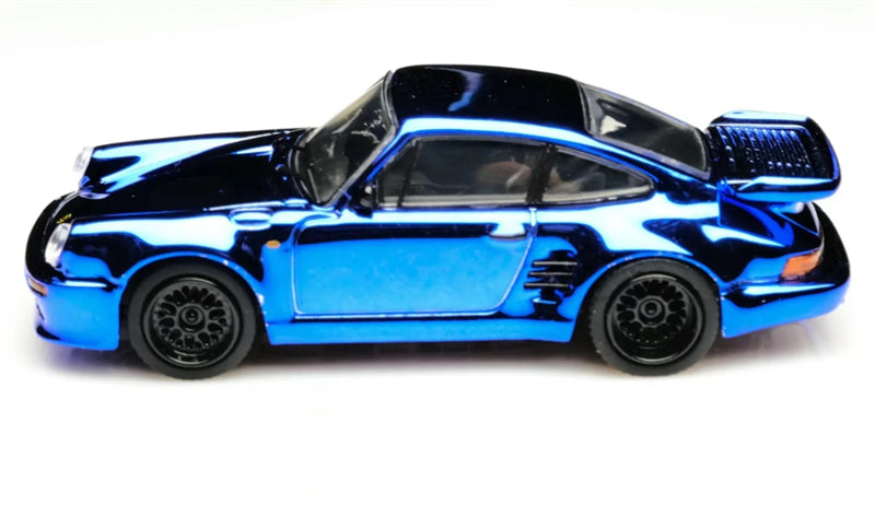 1:64 Porsche 911 930 Turbo Chrome Blue Mortal DIECAST Limited Edition 399pcs ONLY Model