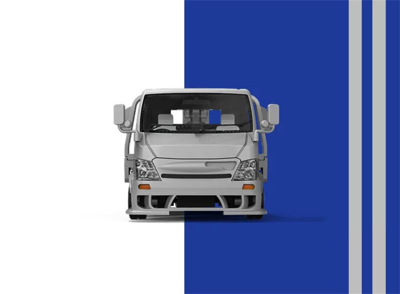 1:64 Hino H300 Silver Blue SUPCAR DIECAST Model