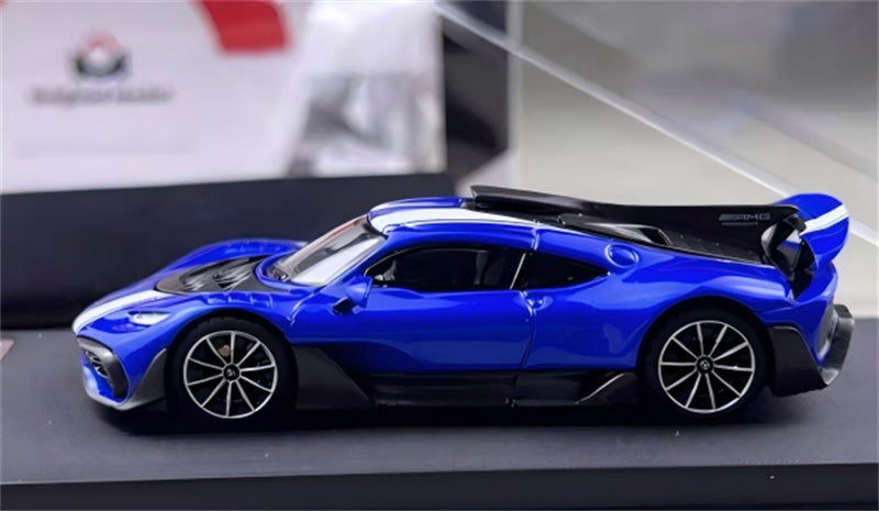 1:64 Mercedes Benz AMG One Limited Edition 999pcs ONLY  Metallic Blue Original Model DIECAST Model