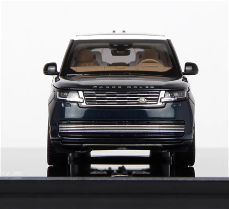 1:43 Land Rover Range Rover Honor Genesis 2022 Green - white top  LCD MODELS Extended Edition DIECAST Car Model