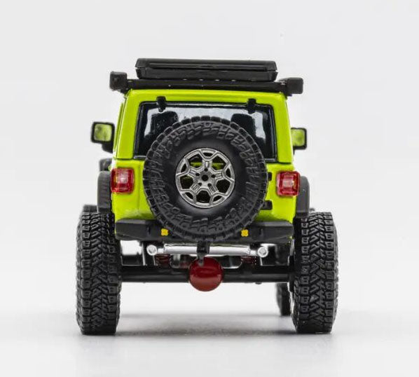 GCD 1:64 Jeep Wrangler Rubicon Off Road Big Wheels Diecast Model