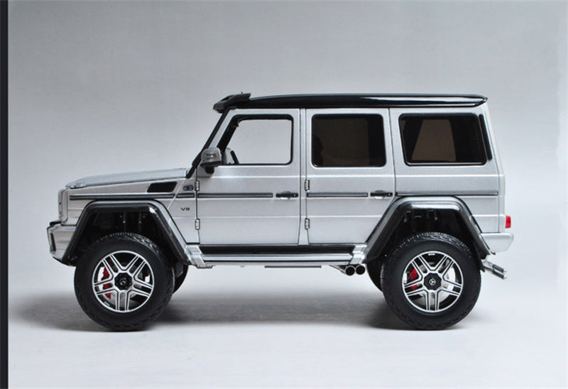 Almost Real Mercedes Benz G500 4X4 SUV Silver 1:18 DIECAST CAR