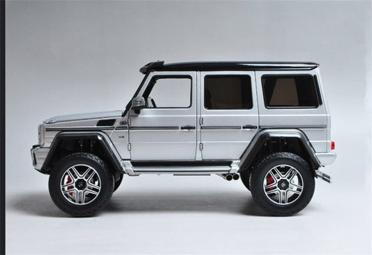 Almost Real Mercedes Benz G500 4X4 SUV Silver 1:18 DIECAST CAR