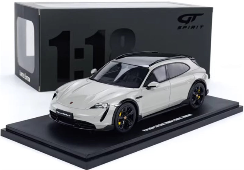 1:18 PORSCHE Taycan Turbo S Cross Turismo  off-white  GT SPIRIT  Resin Car Model