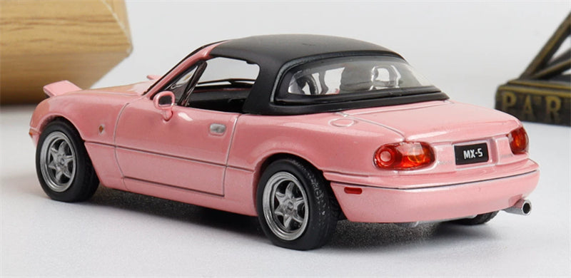 1:64 Mazda MX-5 Pink ATS DIECAST Civil Car Model