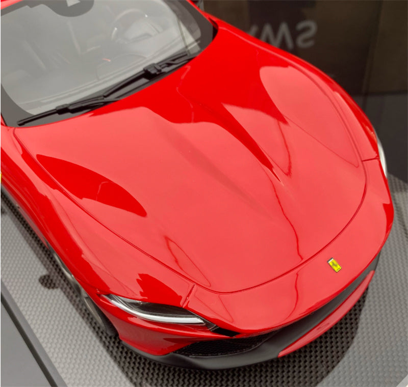 1:12 Ferrari Roma red Amalgam Hardtop Resin Car Model view4