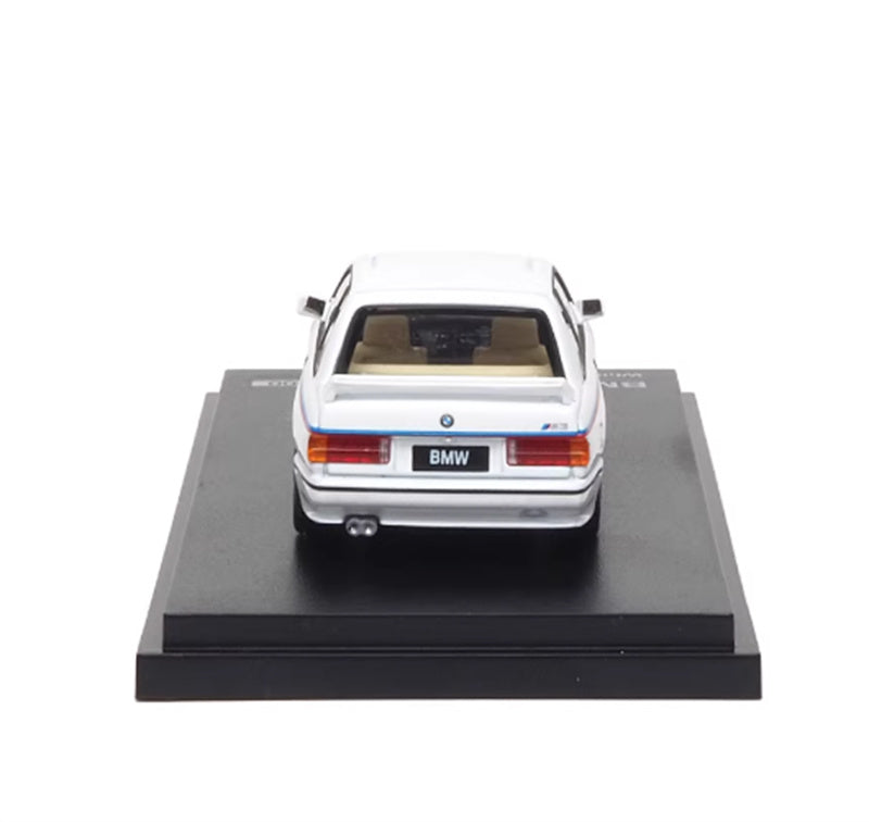Almost Real BMW M3 E30 White 1:64 Car Pre-built Airliner Model Display view6