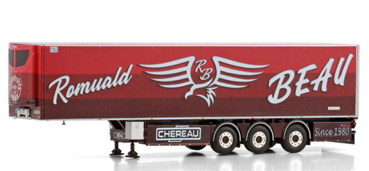WSI REEFER TRAILER - 3 AXLE Transport Beau ( Chereau) 1:50 Truck Pre-built Model
