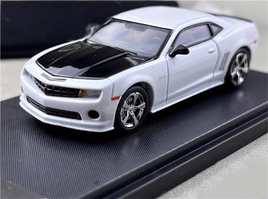 Fine works 64 Chevrolet Camaro Black white Hard Top Limited Edition 500PCS ONLY 1:64 Car Pre-built Model view1
