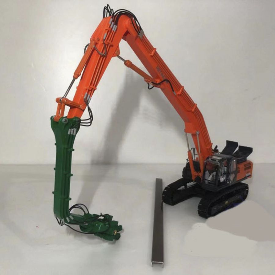 Hitachi  ZAXIS350-6 Piling machine Green 1/50 DIECAST Truck