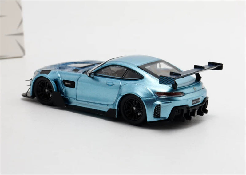 1:64 Mercedes-Benz AMG GT S Carbonerre Wide Body Ice Blue Rhino Model Limited Edition 499PCS ONLY DIECAST Model