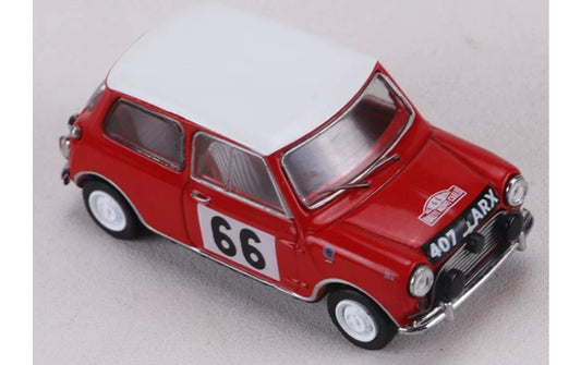 1:64 Mini Cooper S RALLYE MONTE-CARLO 1968 Red GCD #66 RHD DIECAST Model