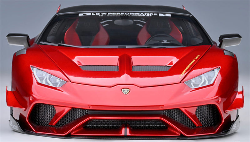 AUTOART Lamborghini HURACAN GT supercar red LBWK AirREX Liberty Walk AK-produce LB PERFORMANCE 1:18 Car Pre-built Model view9
