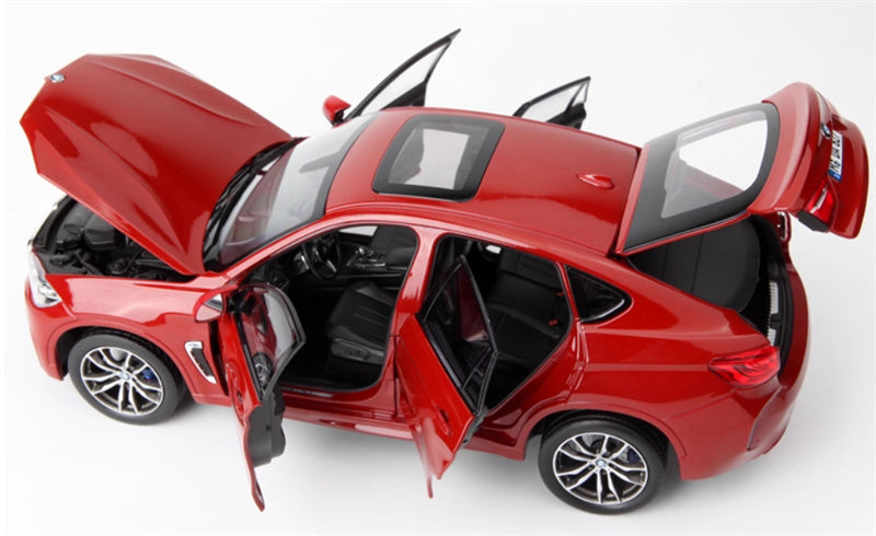 NOREV BMW X6M Metal Red 2015 1:18 Car Pre-built Model view4