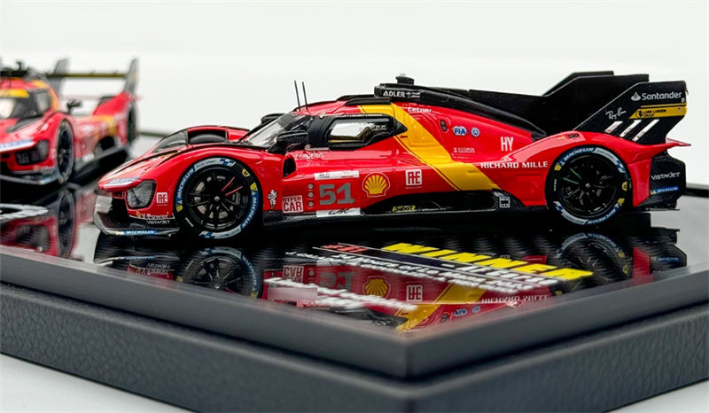 BBR MODELS Ferrari 499P Le Mans 2023 Set #50 and #51 LTD 151PCS 1:43 Car Model view7