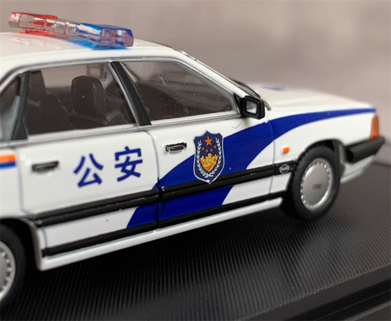 Rhino Model Audi 100 C3 Police car version 1:64 Car Pre-built Model view12