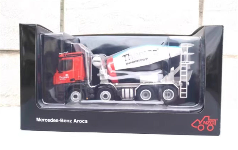 NZG AROCS 8X4 concrete mixer truck Thomas Betong 1:50 Truck Pre-built Model
