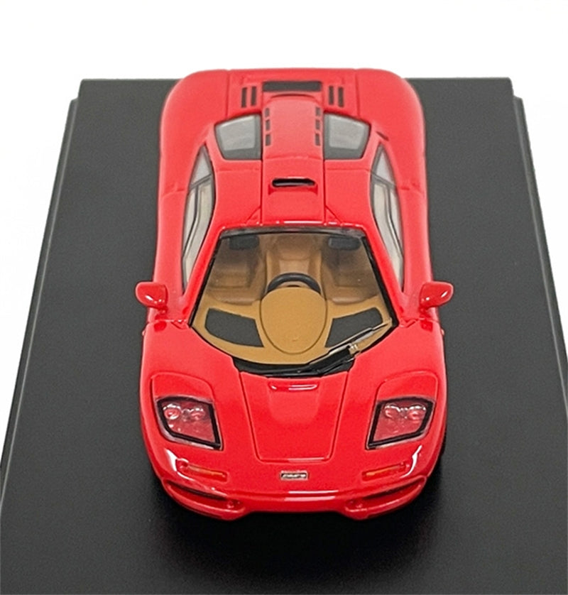 LCD-MODELS Mclaren F1 Super Car Red 1:64 car Pre-built Model view2