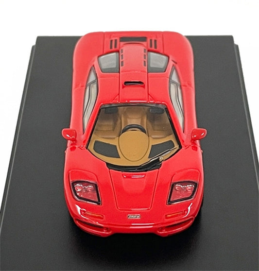 LCD-MODELS Mclaren F1 Super Car Red 1:64 car Pre-built Model view2