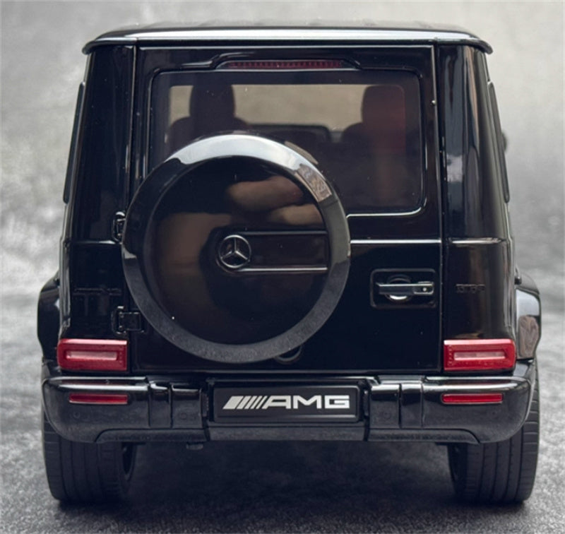Almost Real Mercedes Benz G63 AMG 2022 55th Anniversary Commemoration Limited Edition 1008PCS ONLY Black - red interior 1:18 Car Pre-built Model view10