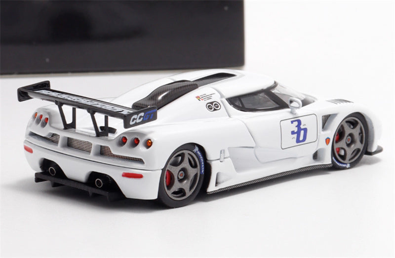 Autobots Models Koenigsegg CCGT white 1:64 Car Pre-built Model view5