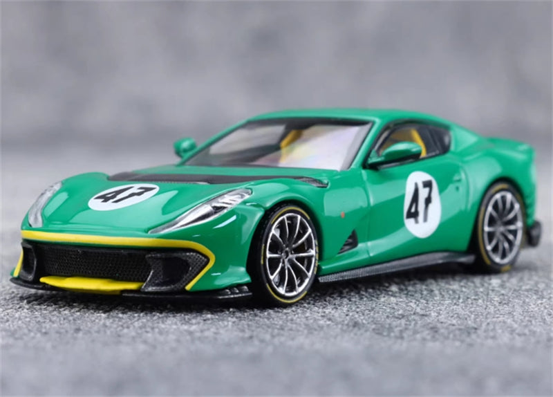 TOC Ferrari FE812C Coupe Sports BP GREEN #47 1:64 Car Pre-built Model