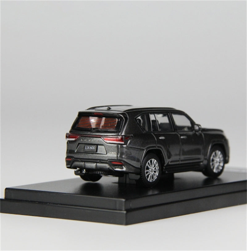 LCD-MODELS Lexus LX600 SUV Metallic Gray 1:64 car Pre-built Model view7
