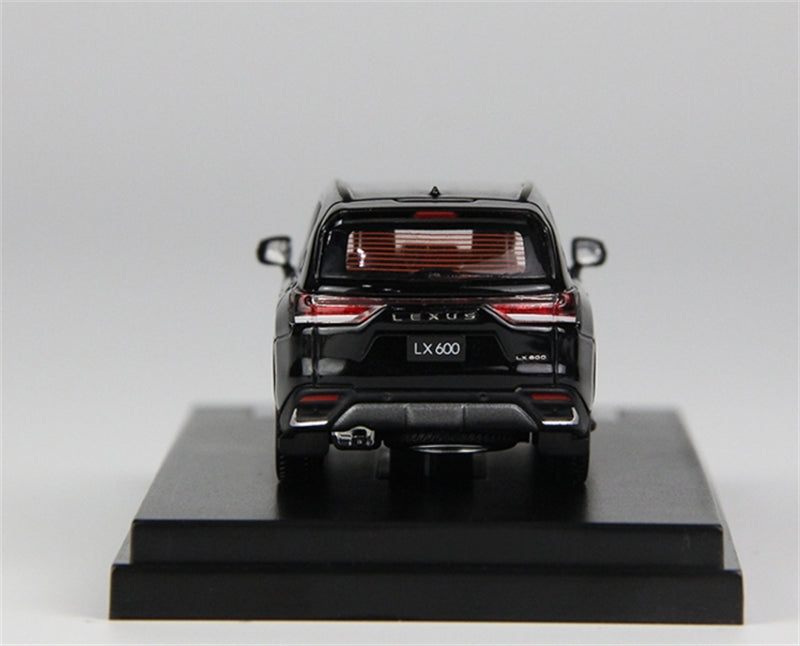 LCD-MODELS Lexus LX600 SUV Pearl Black 1:64 car Pre-built Model view6