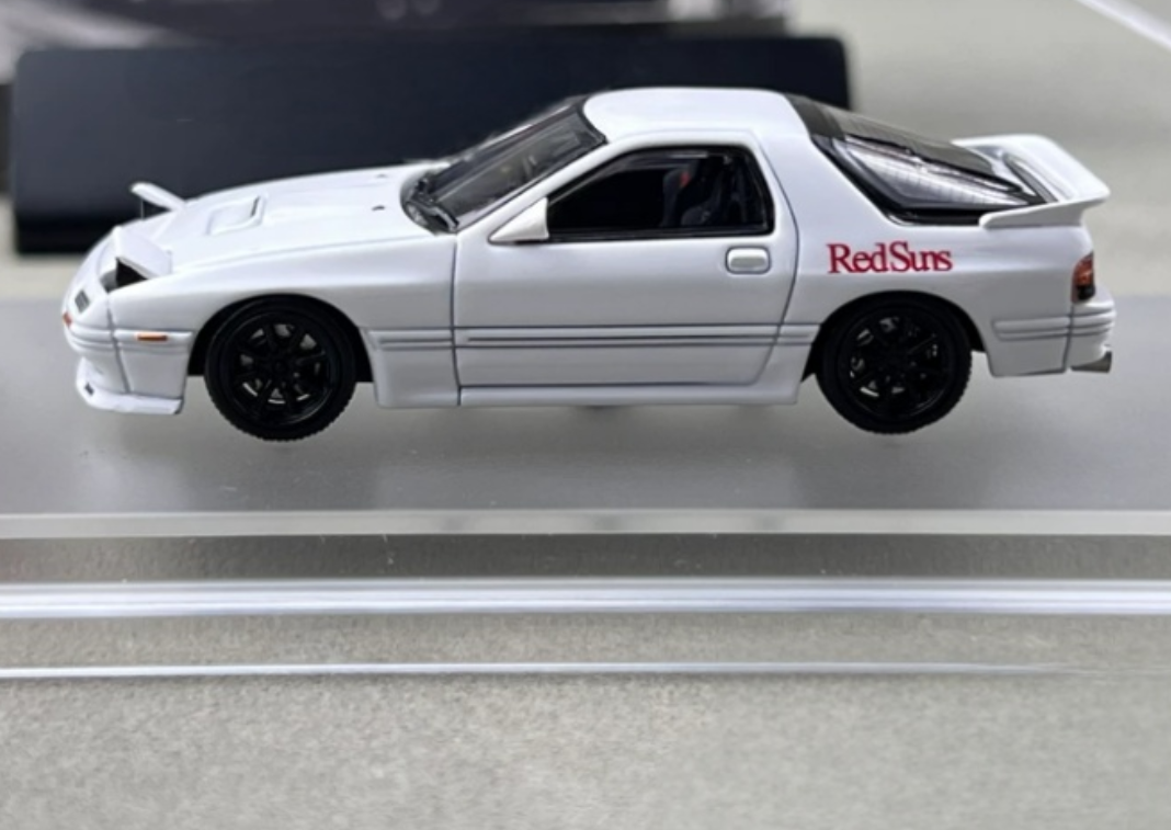 1:64 Mazda RX-7 FC3S  White ATS Model   DIECAST Model