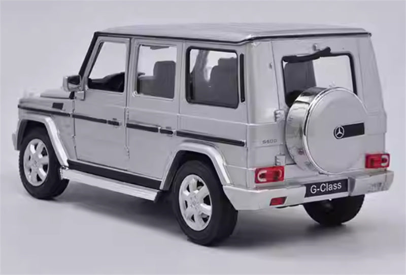 1:24 Mercedes Benz G-Class G500 SUV  silver  WELLY  DIECAST Car Model
