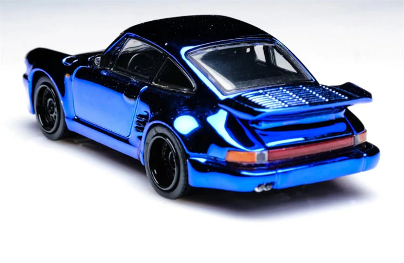 1:64 Porsche 911 930 Turbo Chrome Blue Mortal DIECAST Limited Edition 399pcs ONLY Model