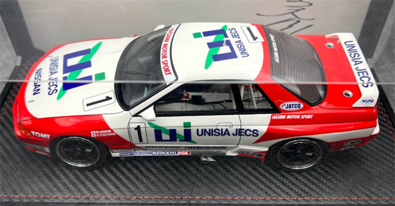 IGNITION MODEL Nissan Unisia Jecs Skyline R32 #1 1993 JTC Limited Edition 1:18 Car Pre-built Model view4