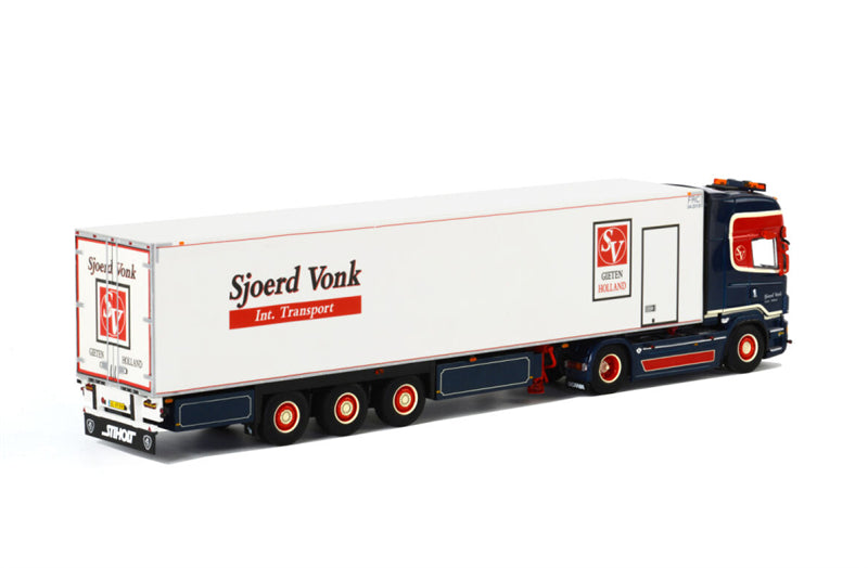 WSI Scania R(5) Topline 4x2 refrigerated trailer (3 axle rigid) Sjoerd Vonk 1:50 Truck Pre-built Model