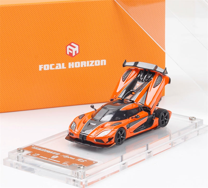 Focal Horizon Koenigsegg Agera RS orange 1:64 Car Pre-built Model view7