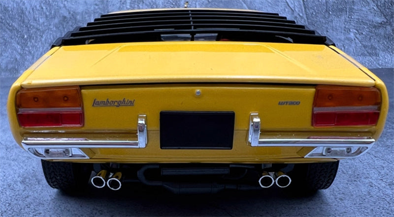 Kyosho Lamborghini Urraco Yellow Supercar No tail version 1:18 Car Pre-built Model view10