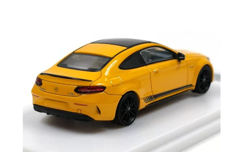 1:64 Mercedes-Benz AMG C63s  Sunflower Yellow Howie Model   DIECAST Model