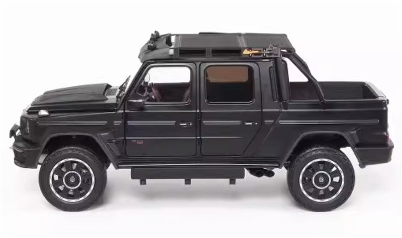 Almost Real Brabus G800 Adventure Edition XLP 2020 Pickup Matte black 1:18 Truck Pre-built Model view6