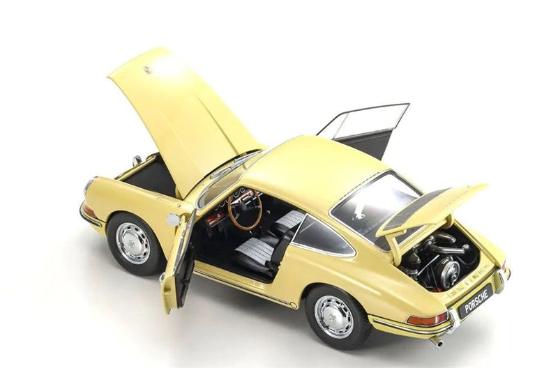 1:18 Porsche 911 (901/1st Gen) Coupe 1964  Champagne Yellow KYOSHO  DIECAST Model