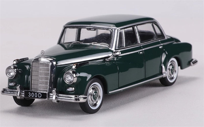 GFCC Mercedes Benz 300D 1959 classic car British Green LHD 1:64 car Pre-built Model view1