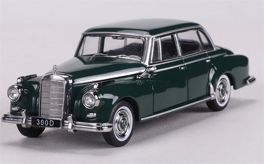 GFCC Mercedes Benz 300D 1959 classic car British Green LHD 1:64 car Pre-built Model view1