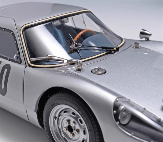 CMC Porsche 904 Carrera GTS Rally Monte Carlo 1965 Bohringer #150 silver Limited Edition 1500PCS ONLY 1:18 Car Pre-built Model view2